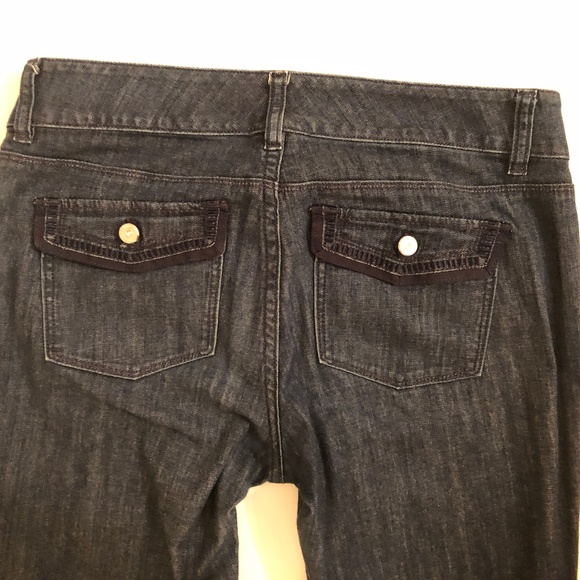 White House Black Market Blanc Sz 4R Trousers - Picture 8 of 9